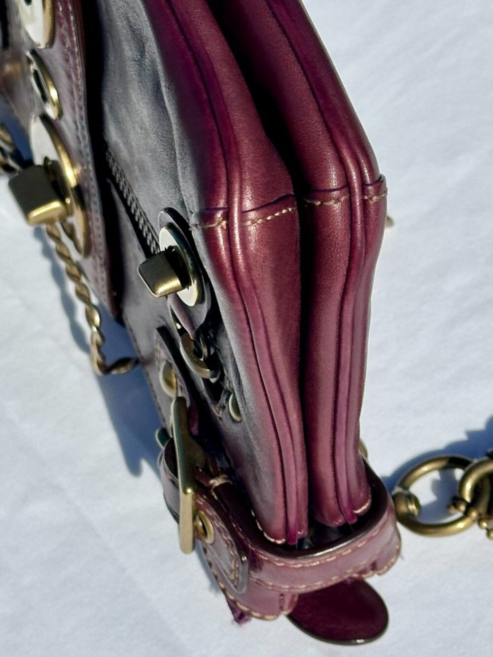 Coach Legacy Bridget Limited Ed 65th Anniv Purple Leather Shoulder Bag 11622 NWT - Picture 12 of 16